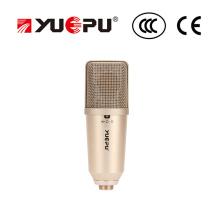 Microfone de gravação, microfone de condensador para desempenho profissional